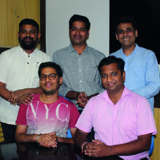 Vikram,Co-Founder, Saurav, Co-Founder,&VinodAchanta, Co-Founders